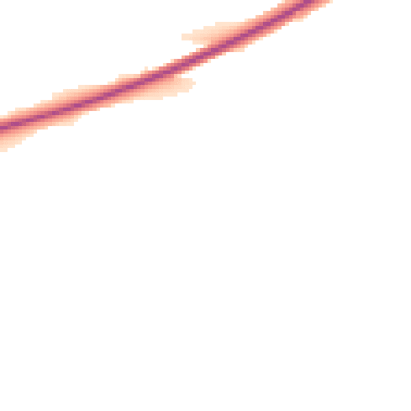Night-time road noise heatmap for EX39 4NZ