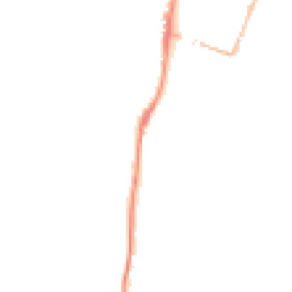 Night-time road noise heatmap for EX39 5AL