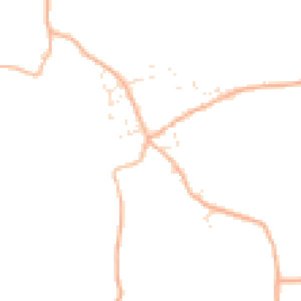 Daytime road noise heatmap for EX39 5QS