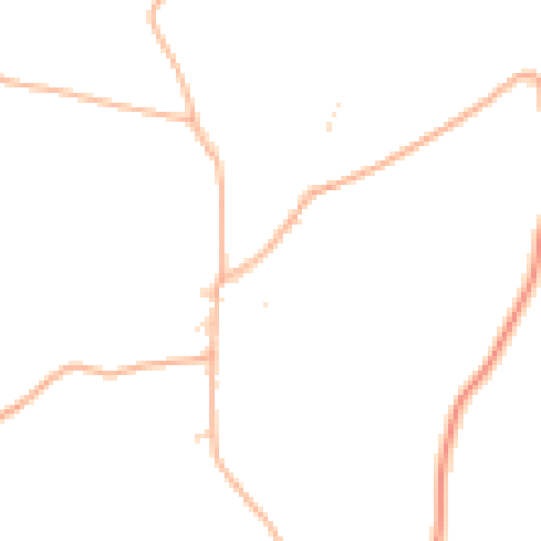 Daytime road noise heatmap for EX39 5RJ