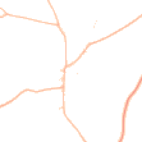 Daytime road noise heatmap for EX39 5RL