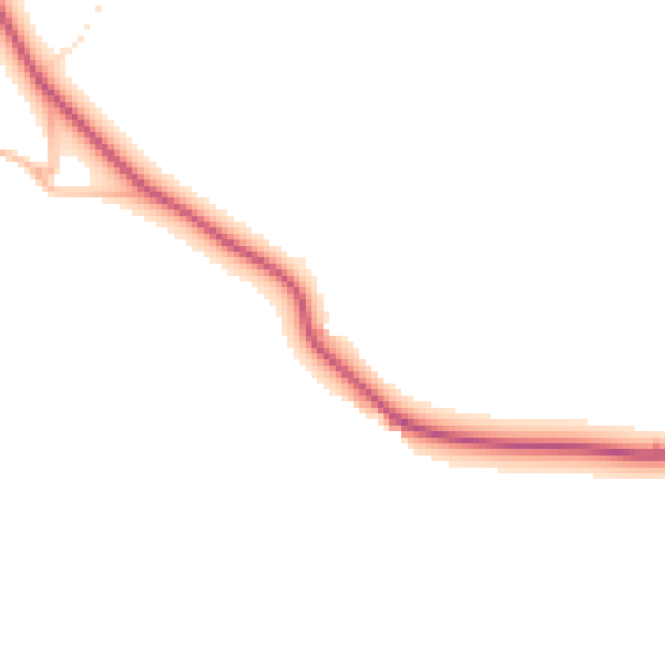 Daytime road noise heatmap for EX39 5SA