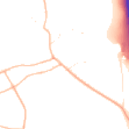 Daytime road noise heatmap for EX4 0AR