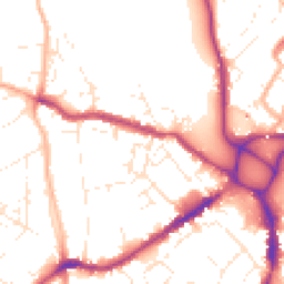 Daytime road noise heatmap for EX4 1BY