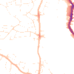 Daytime road noise heatmap for EX4 2BH