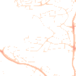 Daytime road noise heatmap for EX4 2EJ