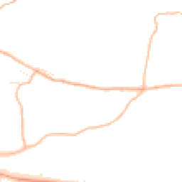 Daytime road noise heatmap for EX4 2LA