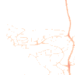 Daytime road noise heatmap for EX4 2PU