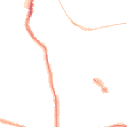 Night-time road noise heatmap for EX4 4FY