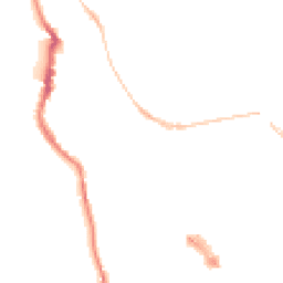 Night-time road noise heatmap for EX4 4JJ