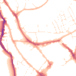 Daytime road noise heatmap for EX4 4LL