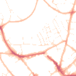 Daytime road noise heatmap for EX4 4LS