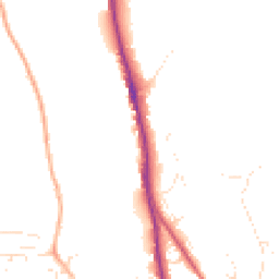 Daytime road noise heatmap for EX4 4NY