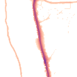 Daytime road noise heatmap for EX4 5AD