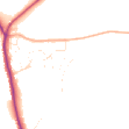 Daytime road noise heatmap for EX4 5AP