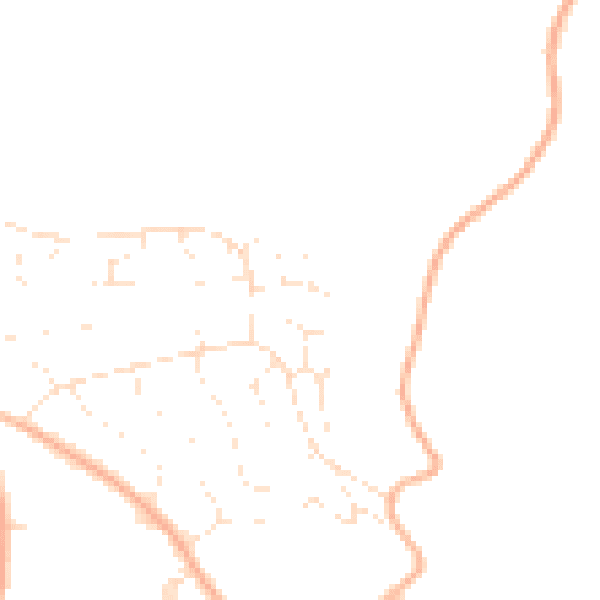 Daytime road noise heatmap for EX4 5AZ