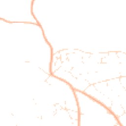 Daytime road noise heatmap for EX4 5EX