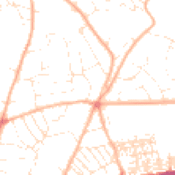 Daytime road noise heatmap for EX4 6EW