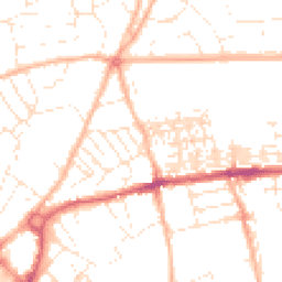 Daytime road noise heatmap for EX4 7AD
