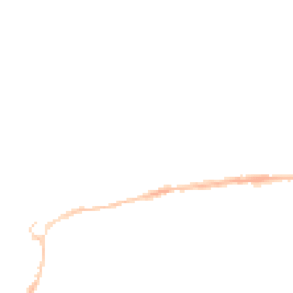 Night-time road noise heatmap for EX4 7AD