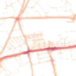 Daytime road noise heatmap for EX4 7AT