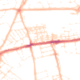 Daytime road noise heatmap for EX4 7AZ