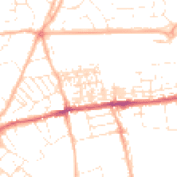 Daytime road noise heatmap for EX4 7BA
