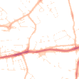 Daytime road noise heatmap for EX4 8AZ