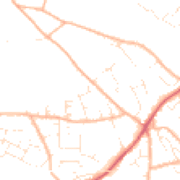 Daytime road noise heatmap for EX4 8GE