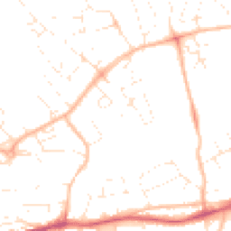 Daytime road noise heatmap for EX4 8LP