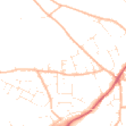 Daytime road noise heatmap for EX4 8QD