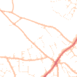 Daytime road noise heatmap for EX4 9AN