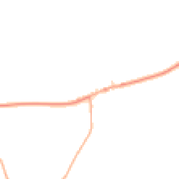 Daytime road noise heatmap for EX6 6NA