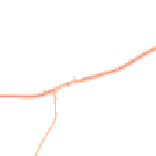 Daytime road noise heatmap for EX6 6NE