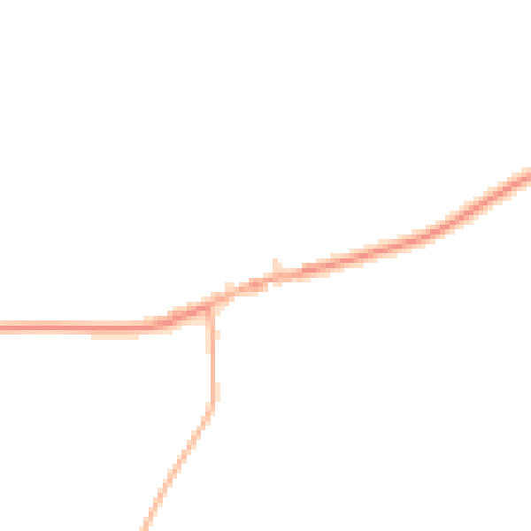 Daytime road noise heatmap for EX6 6NT