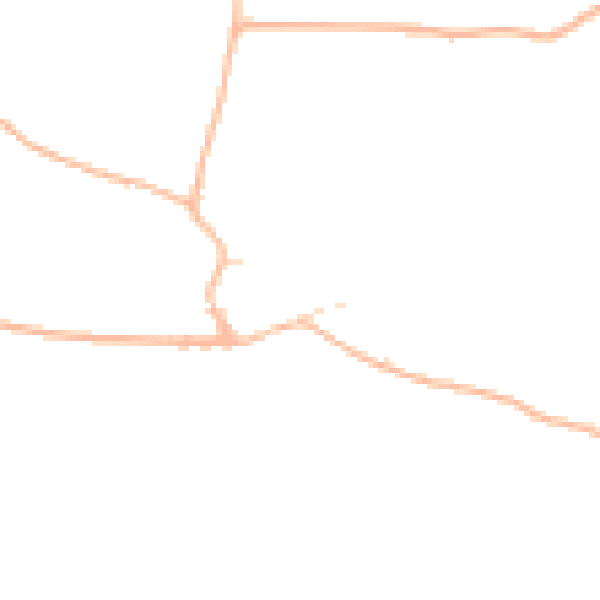 Daytime road noise heatmap for EX6 6QU