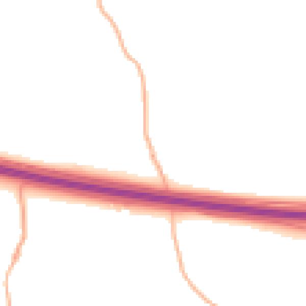 Daytime road noise heatmap for EX6 6RJ