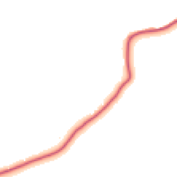 Daytime road noise heatmap for EX6 7BD