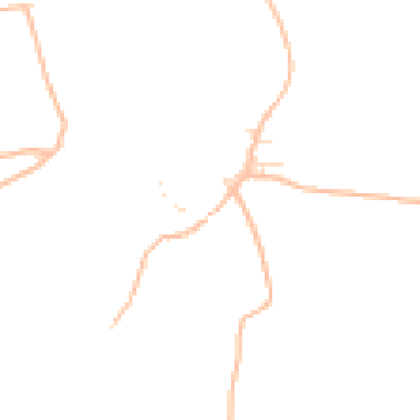 Daytime road noise heatmap for EX6 7HS