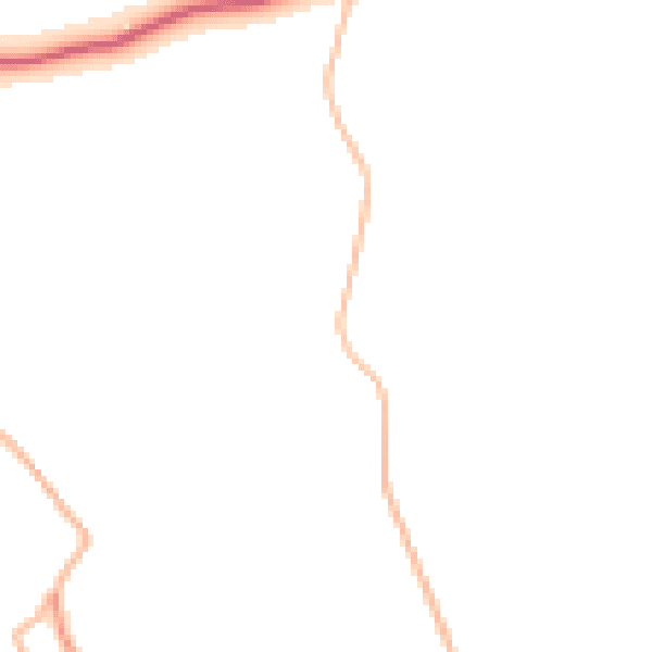 Daytime road noise heatmap for EX6 7JR