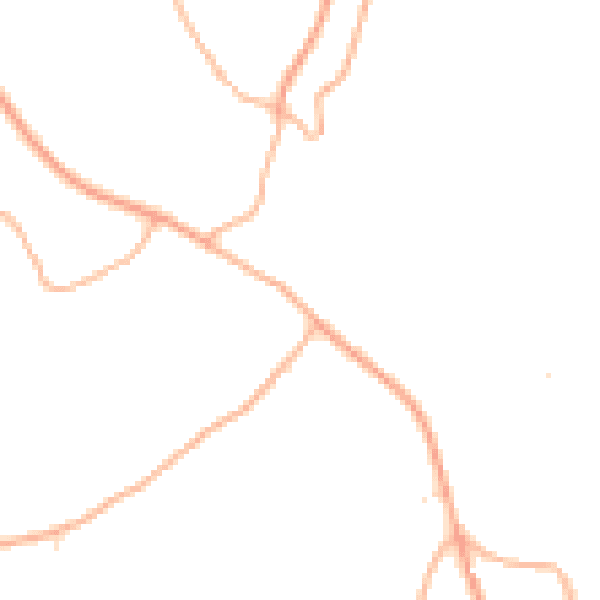Daytime road noise heatmap for EX6 7LA