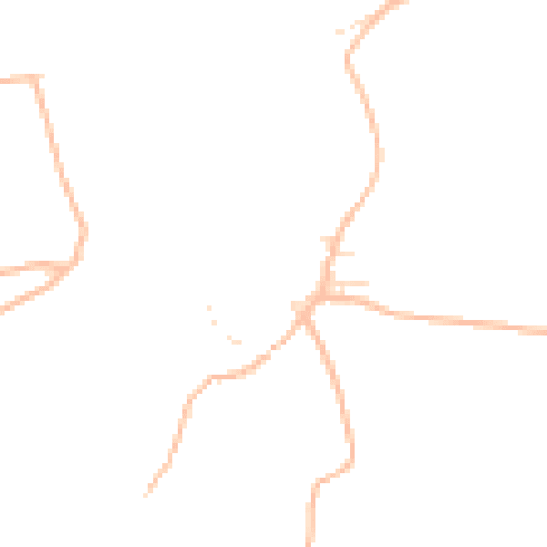 Daytime road noise heatmap for EX6 7LJ