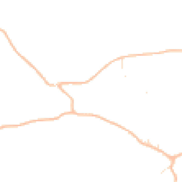 Daytime road noise heatmap for EX6 7PZ