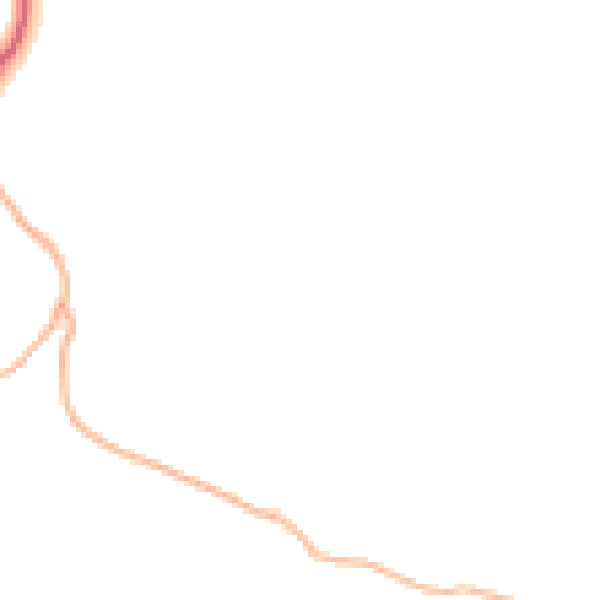 Daytime road noise heatmap for EX6 7RU