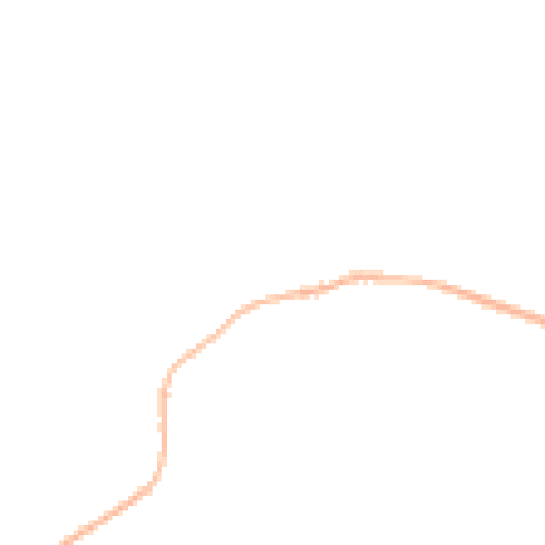 Night-time road noise heatmap for EX6 7SN