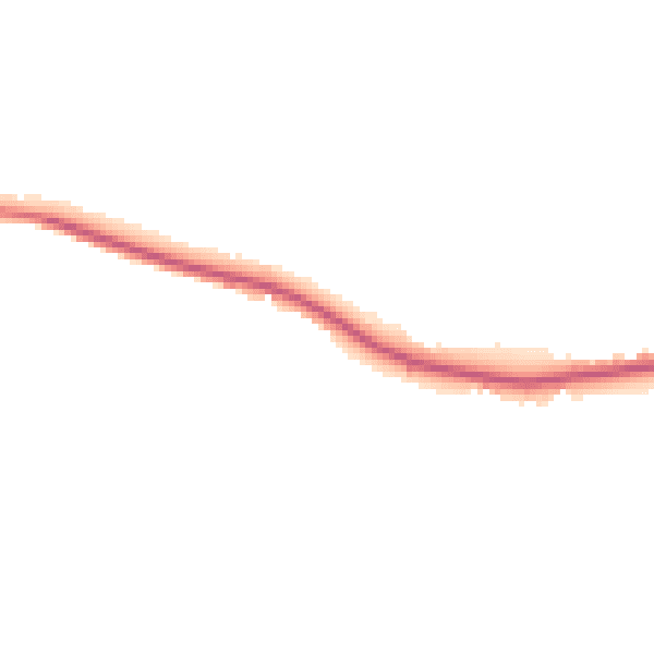 Daytime road noise heatmap for EX6 7SR