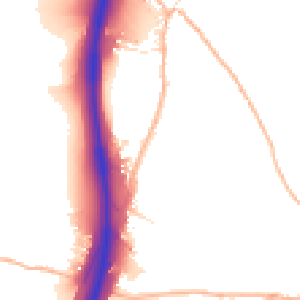Daytime road noise heatmap for EX6 7TZ