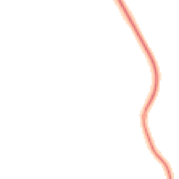 Night-time road noise heatmap for EX6 8BP