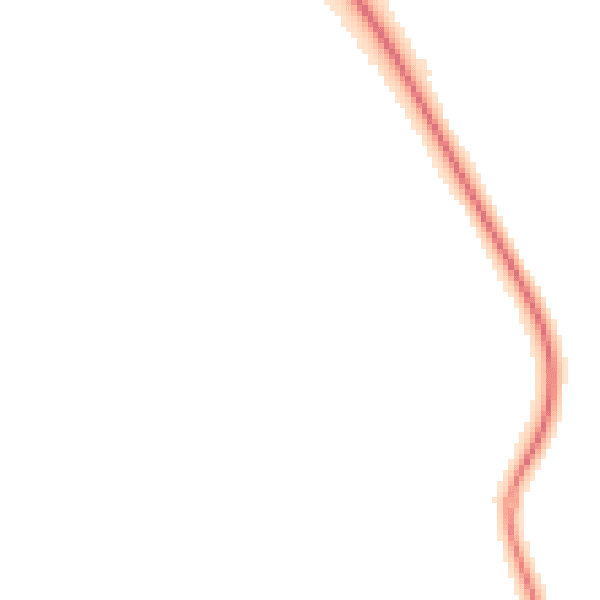 Night-time road noise heatmap for EX6 8DH