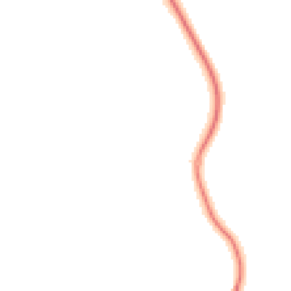 Night-time road noise heatmap for EX6 8DX